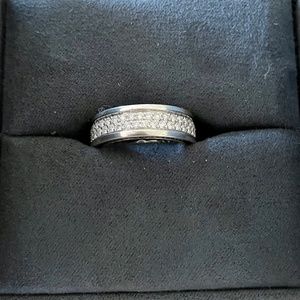 David Yurman Men’s 1.3 Carat Pave Diamond Ring - BRAND NEW